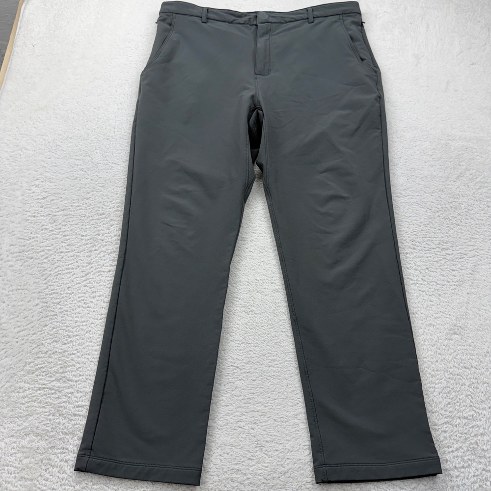 TEREN Designs Mens Gray Performance Stretch Pants 36x30 Outdoor Hiking Magnetic